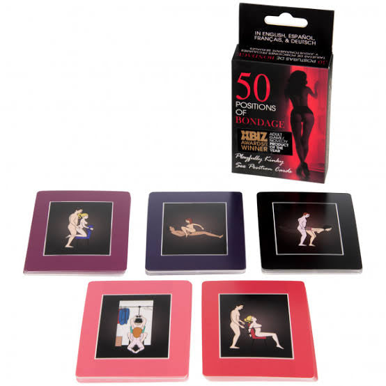 Kheper Games | 50 Positions of Bondage - Card Game for Couples