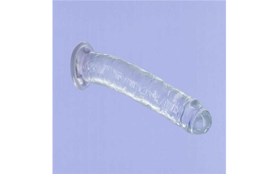 Addiction | Crystal Dildo Straight with Bullet Vibe - 9in Clear-Massager-Addiction-Duchess & Daisy 7398538182837 853-20 Duchess & Daisy 9 inch dildo, addiction, clear dildo, dildo, Your future has never looked clearer! Introducing the Crystal Addiction 9 inch vertical dong! Experience lifelike textures with an incredible clean and clear design. Crystal Addiction is made from premium, body safe TPE material. Additionally, our product is Phthalate and Latex free. Stick it to any surface by the strong suction 