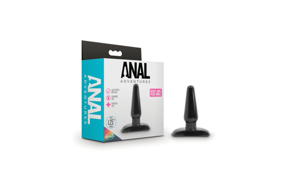 Anal Adventures | Basic Anal Plug - Small Duchess and Daisy Australia For anyone looking to explore new anal sensations alone or with a partner Anal Adventures provides many options to choose from. The Basic Anal Plug Small features a tapered tip which makes it easy to insert and the tight neck holds it firmly in place. T
