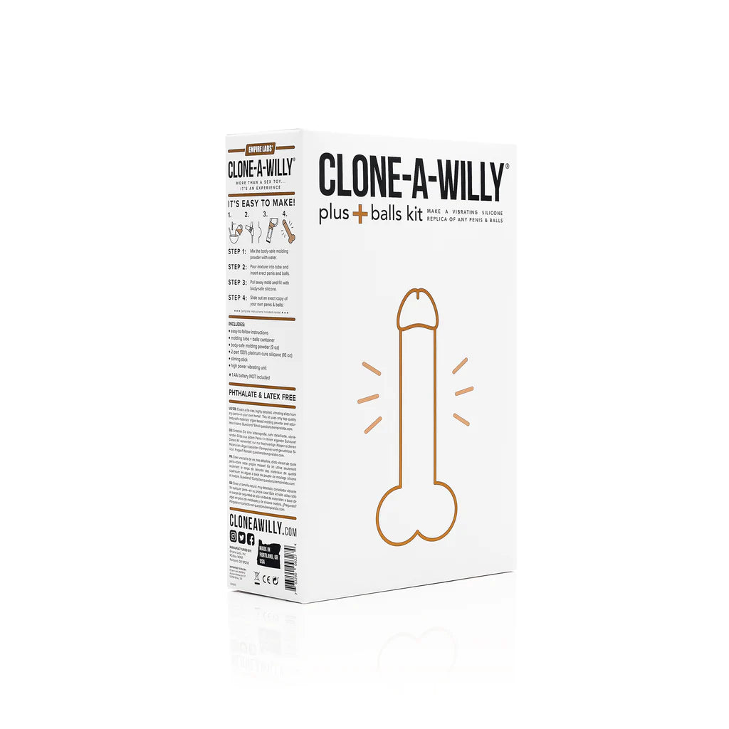 Clone A Willy Plus Balls Kit - DIY | Light Skin Tone