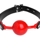 The Hush Gag - Silicone Comfort | Black & Red