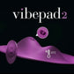 Hands Free Pleasure at its finest!  The innovative vibro cushion Vibepad 2 has 2 motors and 2 anatomically shaped, stimulating waves that are adapted perfectly to the vagina, clitoris and anus.  Both waves have 7 powerful vibration modes with the larger wave also standing out because of its integrated vibro tongue featuring 7 licking modes and the smaller wave has an additional warming function to a maximum of 55 degrees celcius. All the functions can be controlled separately.
