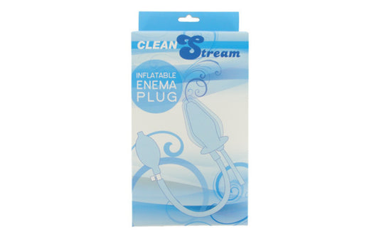 Clean Stream | Inflatable Enema Plug Silicone Blacks