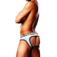 Prowler | Oversized Paw Open Back Brief White