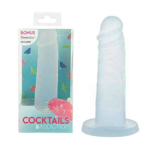 Addiction | Cocktails Dildo Blue Lagoon 5.5inch Duchess and Daisy Australia We are heating things up with COCKTAILS, the newest and deliciously tropical treat by ADDICTION! Immerse yourself with island vibes as you enjoy a whole new experience of pleasure with our Mint Mojito vertical dong. COCKTAILS by Addiction are 100% silicone as well as phthalate and latex free,
