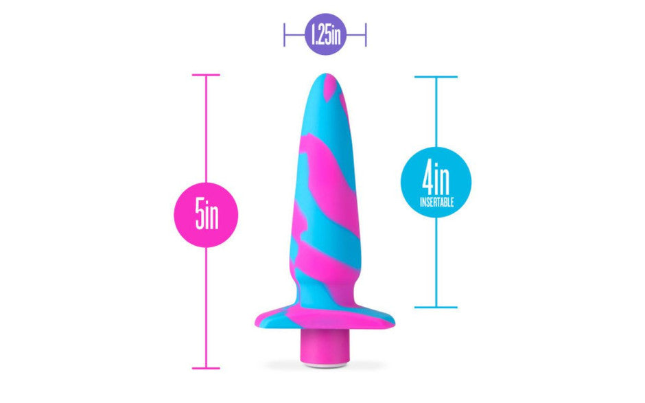 Avant | Vibrotize Silicone Mini Anal Vibe Fuchsia Duchess and Daisy AUstralia Modern, stylish, and beautiful - meet Avant Vibrotize. Vibrotize has a tapered head for easy insertion and has 10 powerful vibrating functions - 5 Speeds and 5 Patterns powered by the superior RumbleTech motor! IPX7 waterproof for bath and shower play and easy cleaning, Vibrotize is Ultrasilk smooth and made of Puria silicone, making it body-safe, phthalate free, latex free, and fragrance free. 