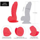 Addiction | Tom Dong Hot Pink with Bullet Vibe - 7 Inch Duchess and Daisy Australia Introducing Tom Addiction's 7 inch ribbed silicone dildo engineered for pleasure seekers. Generating intense sensation, this toy's elevated ribbed surface promises powerful, powerful stimulation. Made of premium grade silicone material that is 100 percent body-safe to use, while providing you with the softest feel for your comfort.