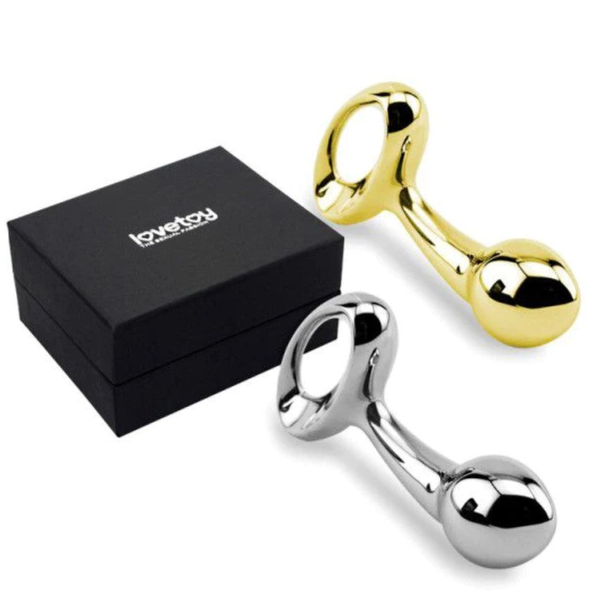 Love Toy | Luxurious Pure Metal Anal Plug Gold or Silver