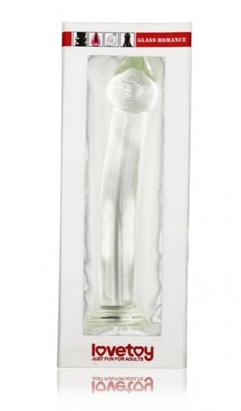 This beautiful hand made Glass Dildo is indispensable in the nightstand of lovers of unique sex toys. So practical and stylish this gorgeous glass dildo is the perfect addition to any glass or fetish collection. Perfect for Temperature Play just place the dildo in hot or cold water before use and the glass will quickly take on the temperature of the water. Because of the flat base, the dildo can be used both anally and vaginally.