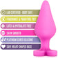 Blush Novelties Play with Me, Naughty Candy Heart Ride Me Pink Smooth Satin Finish Heart Shaped Bottom Anal Butt Plug - Platinum Silicone - Sex Toy for Men and Women. The Blush Naughty Candy Hearts are adorable heart-shaped butt plugs that are the perfect gift for yourself or your lighthearted lover. Same Day Ship