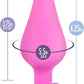 Blush Novelties Play with Me, Naughty Candy Heart Ride Me Pink Smooth Satin Finish Heart Shaped Bottom Anal Butt Plug - Platinum Silicone - Sex Toy for Men and Women. The Blush Naughty Candy Hearts are adorable heart-shaped butt plugs that are the perfect gift for yourself or your lighthearted lover. Same Day Ship