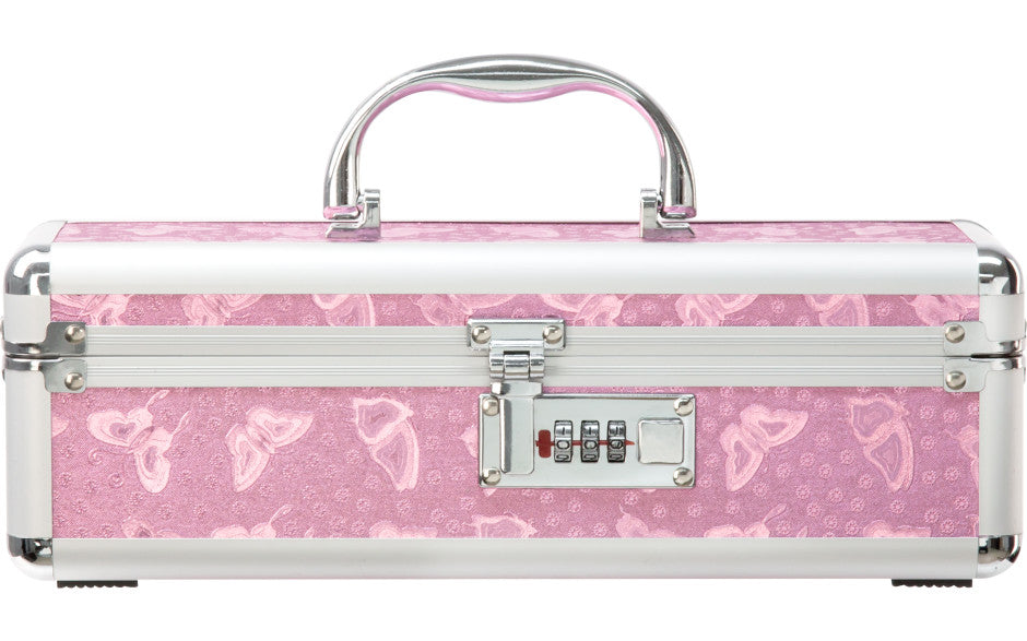 BMS | Lockable Medium Vibrator Case - Pink 099-16