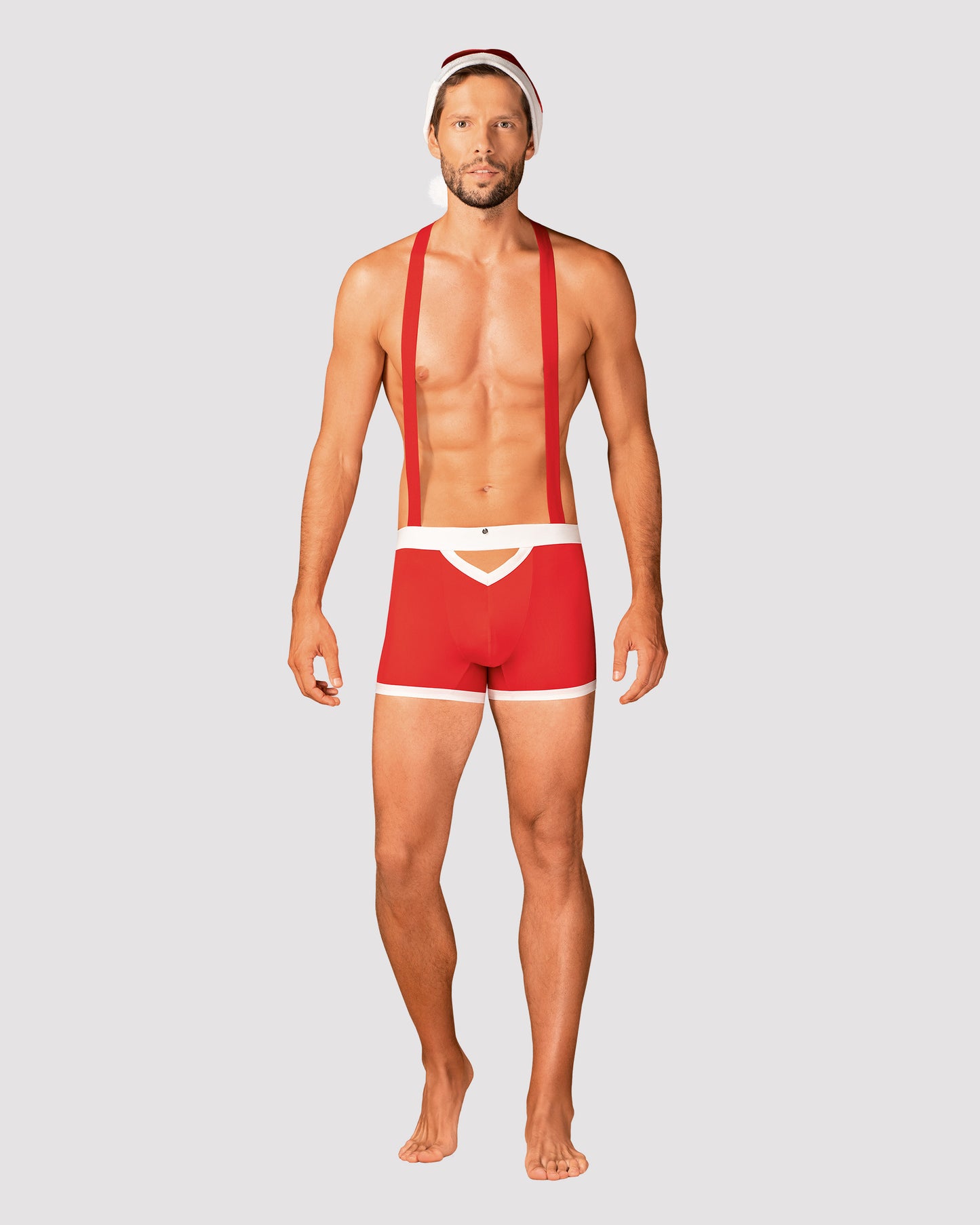 Mr. Claus 3 Pc Set Mens Santa Underwear Christmas Set Duchess and Daisy $86.95 Ho ho ho! A hot men’s Santa outfit is something you need on those long, winter evenings! The sexy boxer shorts 