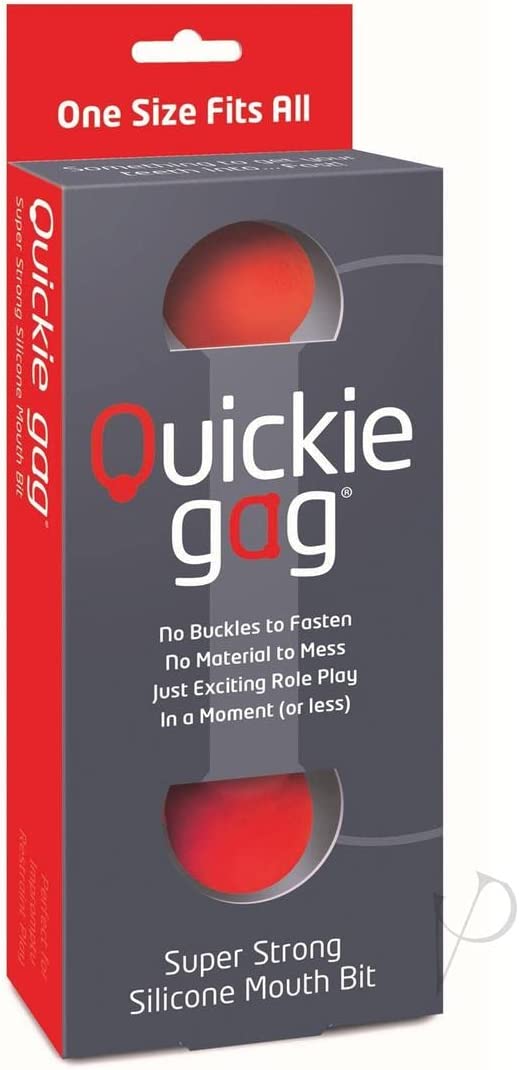 Quickie Gag Mouth Bit | Red