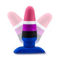 Avant | Pride - P5 Genderfluid Pride Flag Anal Plug $59.95AUD Duchess and Daisy This dildo is striped with the colors of the Genderfluid Pride Flag. The flag was created by JJ Poole in 2012, and its colors represent pink for femininity, white for all genders, purple for femininity and masculinity, black for lack of gender, and blue for masculinity. Modern, stylish, and beautiful - meet Pride by Avant. 