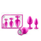 Luxe Blush Novelties Product UPC: 819835020707. Your anal training play just got pretty with this sweet set of Bling Plugs! This kit includes three plugs: a small, medium, large. Heart Shaped Anal Plug Base and a Beautiful Crystal Gemstone. We present this sweet set of Anal Heart Plugs! Same Day Shipping... Pay Later..
