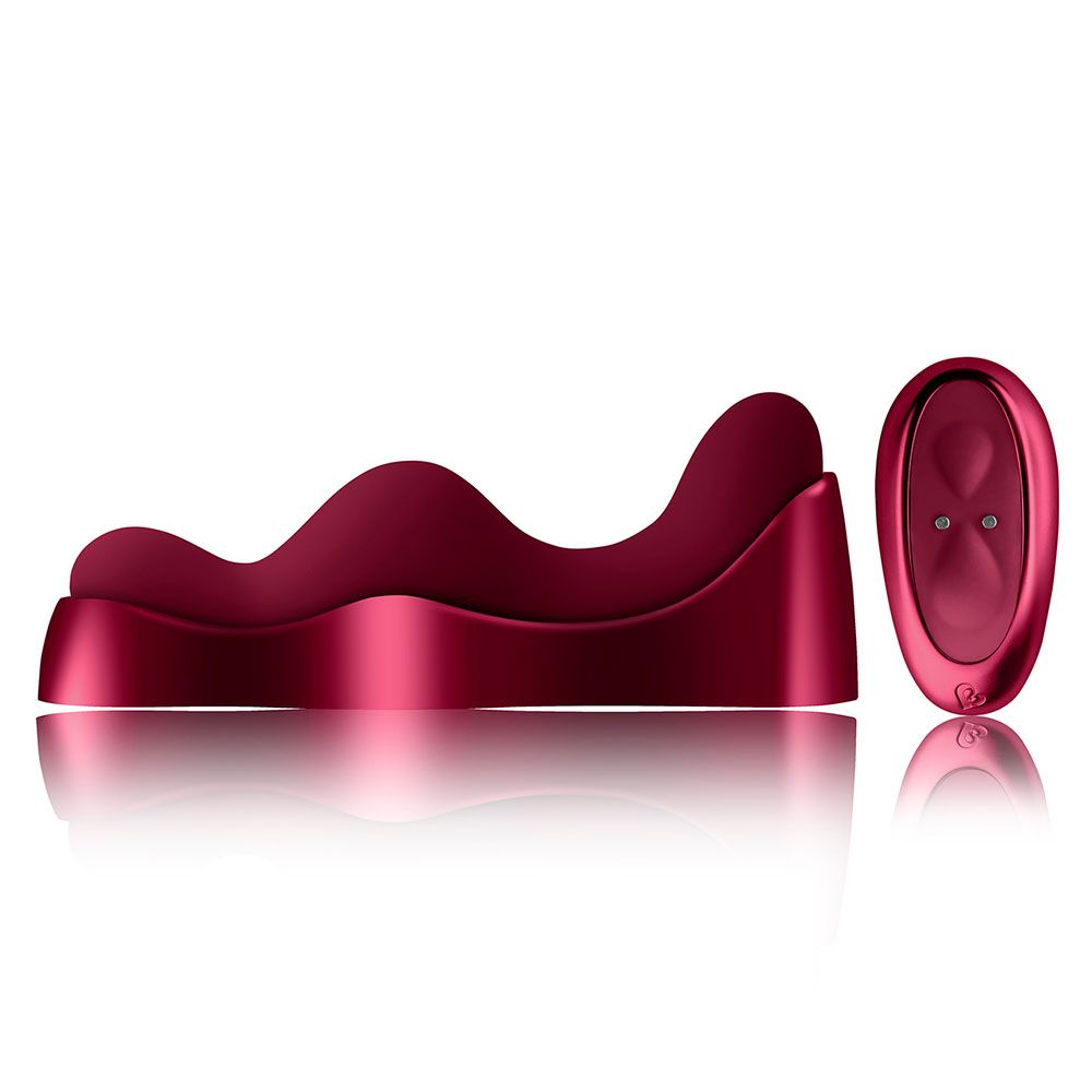 Rocks Off | Ruby Glow Blush Ride On Vibrator with Remote