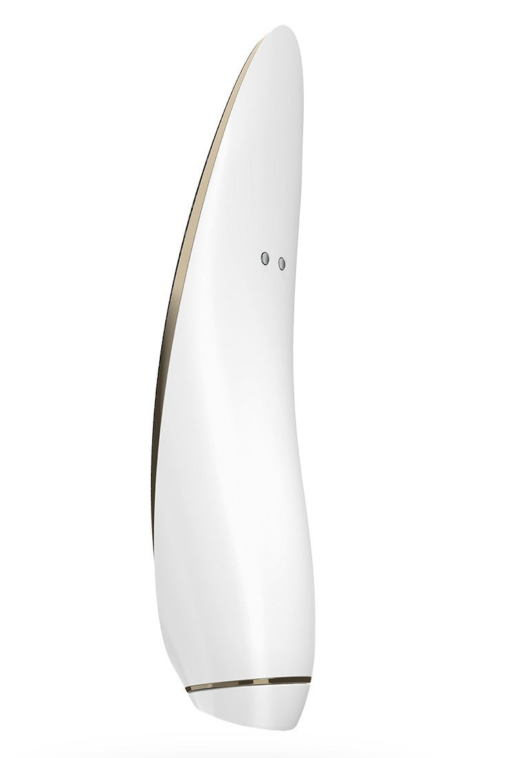 Satisfyer | Luxury Haute Couture 9016556 Air Pulse Vibrator Duchess and Daisy Australia Satisfied with Luxury Air Pulse Stimulation, High-quality materials, such as Brushed Gold Aluminum Trim, Delicate and Sensual Leather, Soft liquid Silicone. Details - Black and White with a Gold Trim or White and Pink with Gold Trim - So Soft Silicone Tip - 11 pressure wave programs and 10 vibration modes - 2 separately controllable Powerful Motors - Whisper quiet mode - Waterproof - USB Rechargeable