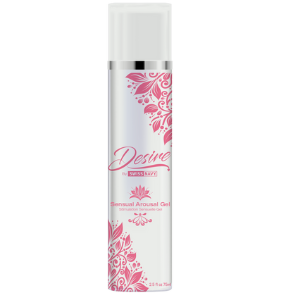 BUY Swiss Navy Desire Sensual Arousal Gel Lubricant 2.5 oz Duchess and Daisy Australia  Free Your Desire Arousal is a life force! Desire’s Sensual Arousal Gel boosts intimate warmth and tingling sensations, perhaps making you feel a bit giddy. Lovingly apply the stay-on formula to your desired areas to stimulate a feeling like a warm embrace of passion.