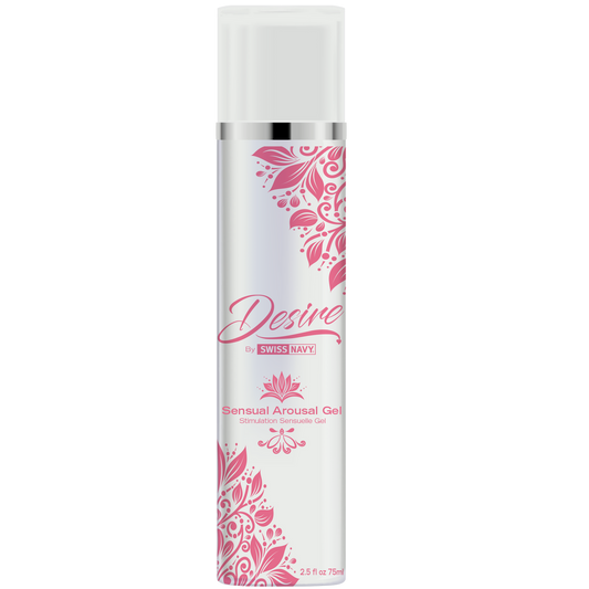 BUY Swiss Navy Desire Sensual Arousal Gel Lubricant 2.5 oz Duchess and Daisy Australia  Free Your Desire Arousal is a life force! Desire’s Sensual Arousal Gel boosts intimate warmth and tingling sensations, perhaps making you feel a bit giddy. Lovingly apply the stay-on formula to your desired areas to stimulate a feeling like a warm embrace of passion.