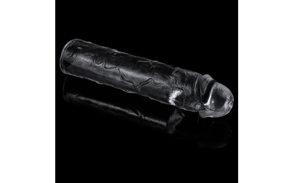 $32.95AU Love Toy | Clear Penis Extender Sleeve Plus 2in Duchess and Daisy A sight for the most erotic of fantasies the shameless clear series will help you discover new levels of pleasure. Sculpted for super realism and uniquely curved f