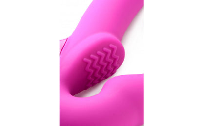 BUY Strap U | Evoke Rechargeable Vibrating Silicone Strapless Strap On - Pink Duchess and Daisy Australia STRAP U Evoke Rechargeable Vibrating Silicone Strapless Strap On -Pink $169AUD Duchess and Daisy Australia. FREE SHIPPING Ensure the satisfaction of both you and your lover with an elegant strapless strap-on that vibrates! 
