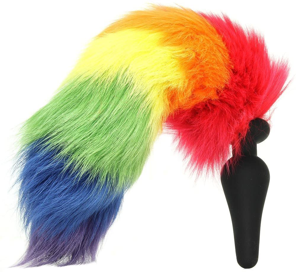 Tailz - Unicorn Tail Anal Plug Rainbow