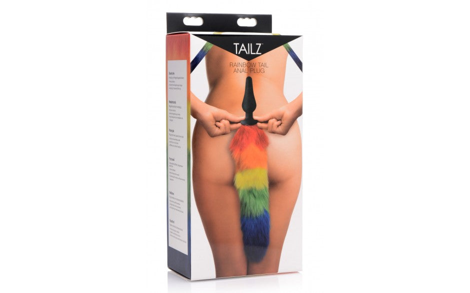 Tailz - Unicorn Tail Anal Plug Rainbow